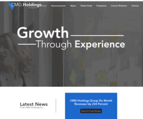 CMgholdingsinc.com(Cmgholdings) Screenshot