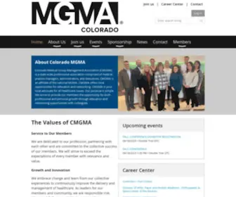 CMgma.com(Colorado Medical Group Management Association) Screenshot