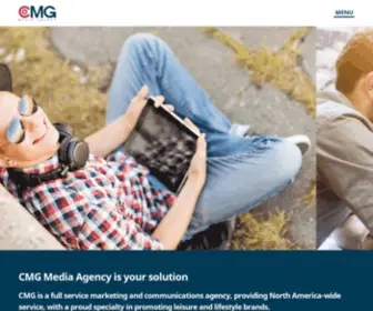 CMgmediaagency.com(Leisure and Lifestyle Marketing Service) Screenshot