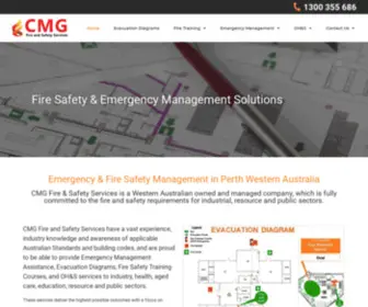 CMgsafety.com.au(CMG Fire and Safety Services) Screenshot