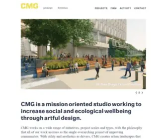 CMgsite.com(CMG Landscape Architecture) Screenshot