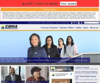 Cmha.net(The Cuyahoga Metropolitan Housing Authority Web site) Screenshot