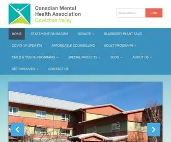 Cmhacowichanvalley.com(Canadian Mental Health Association) Screenshot