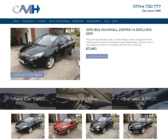 CMhcars.com(Used Cars St Helens) Screenshot