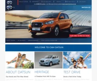 CMhdatsun.co.za(CMH Datsun) Screenshot