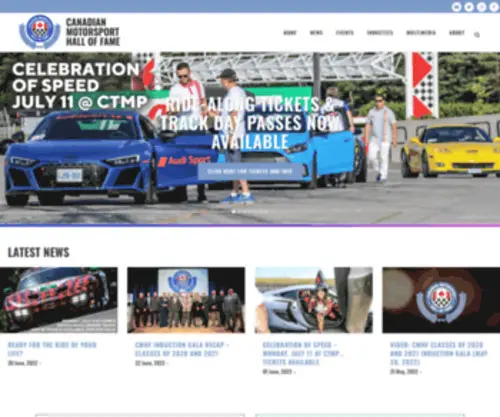 CMHF.ca(Canadian Motorsport Hall of Fame) Screenshot