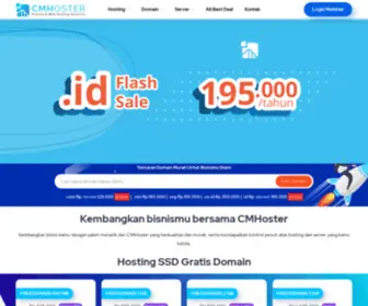 Cmhoster.com(Indonesia Web Hosting SSD Murah Berkecepatan tinggi dengan Raid10) Screenshot