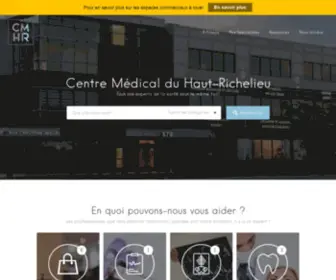 CMHR900.com(Le Centre Médical du Haut) Screenshot