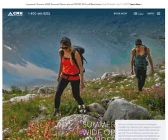 CMhsummer.com(Summer Outdoor Adventure Vacations & Wilderness Hiking Tours) Screenshot