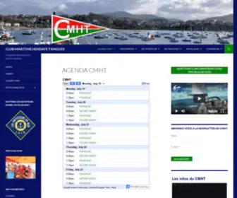 CMHT.asso.fr(CLUB MARITIME HENDAYE TXINGUDI) Screenshot