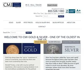 Cmi-Gold-Silver.com(CMI Gold & Silver) Screenshot