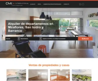 Cmi-Peru.com(Alquiler y venta de departamentos y casas en Miraflores) Screenshot
