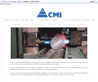 Cmi-SA.co(CMI, S.A) Screenshot