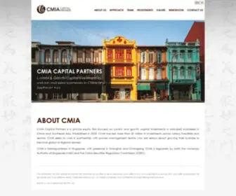 Cmia.com(中国农业私募股权基金) Screenshot