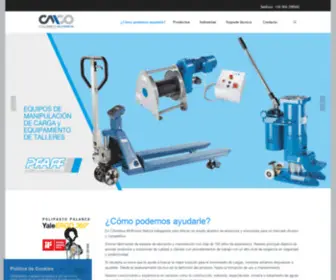 Cmiberica.com(Polipastos de palanca) Screenshot