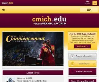 Cmich.edu(Central Michigan University) Screenshot