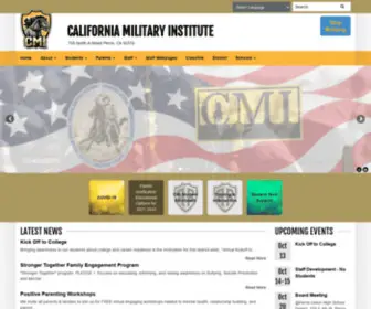 Cmicharter.org(California Military Institute) Screenshot