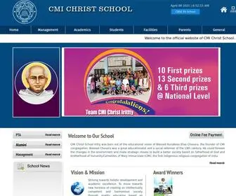 Cmichristschool.com(Official Website of CMI Christ School in Iritty) Screenshot