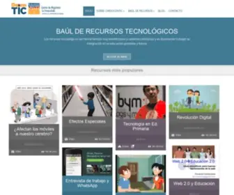 Cmidocentic.com(Biblioteca de recursos TIC) Screenshot