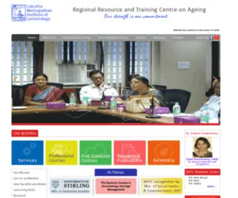 Cmig.in(Regional Resource and Training Centre on Ageing) Screenshot