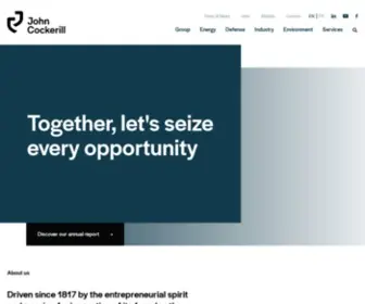 Cmigroupe.com(Our ambition) Screenshot