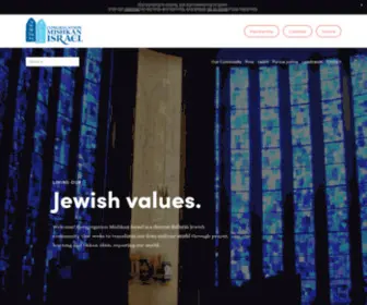 Cmihamden.org(Congregation Mishkan Israel) Screenshot