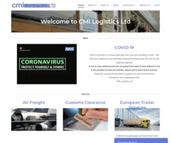 Cmilogistics.co.uk(CMI Logistics Ltd) Screenshot