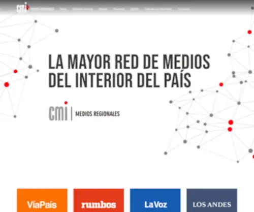 Cmimediosregionales.com.ar(CMI) Screenshot