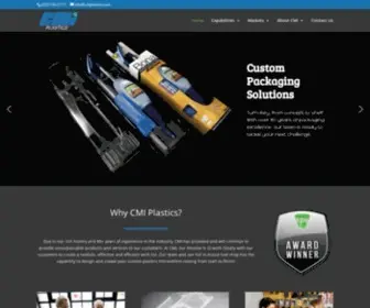 Cmiplastics.com(CMI Plastics) Screenshot