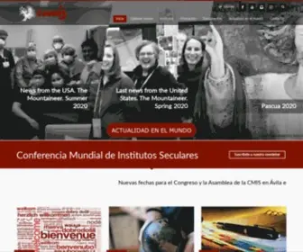 Cmis-INT.org(Conferencia Mundial de Institutos Seculares) Screenshot