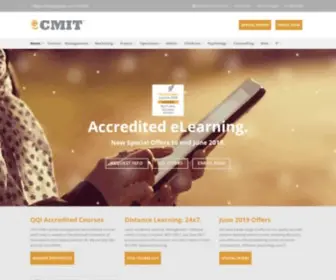 Cmit.ie(Online Courses Ireland by CMIT) Screenshot