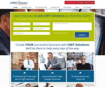 Cmitfranchise.com(Own an IT Franchise) Screenshot