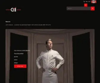 Cmiuniforms.ca(Chef Uniforms Canada) Screenshot