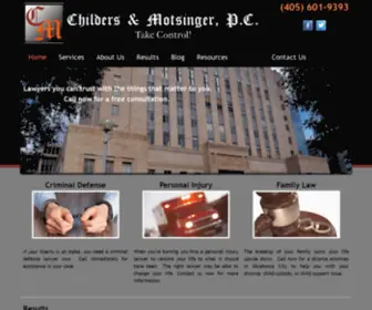 Cmlawok.com(Criminal Defense Lawyer) Screenshot