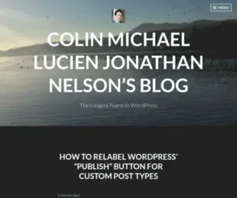 CMLjnelson.blog(Colin Michael Lucien Jonathan Nelson’s Blog) Screenshot