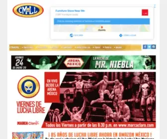 CMLL.com(La Mejor Lucha Libre del Mundo) Screenshot