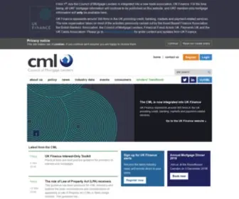 CML.org.uk(UK Finance) Screenshot