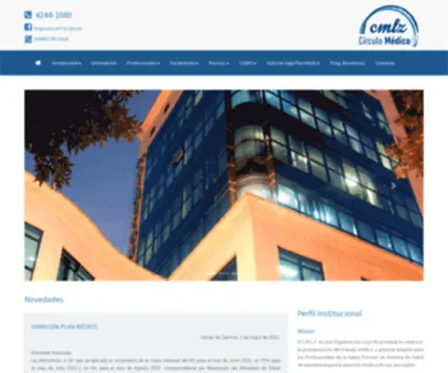 CMLZ.org(Círculo Médico de Lomas de Zamora) Screenshot