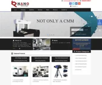 CMM-Nano.com(Nano (Xi'an) Metrology Co) Screenshot