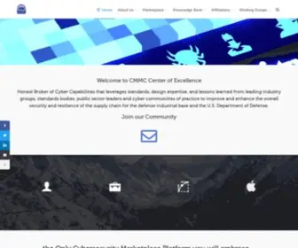 CMMC-Coe.org(Securing Global Supply Chains) Screenshot