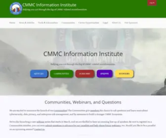 CMmcinfo.org(CMMC Information Institute) Screenshot