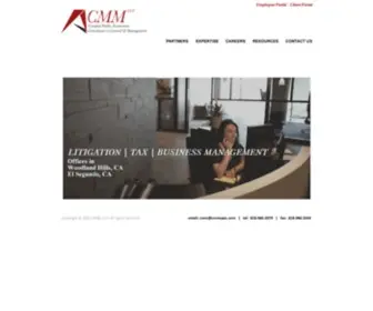 CMMcpas.com(CMM, LLP) Screenshot