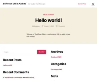 CMmdemo.com.au(Just another WordPress site) Screenshot