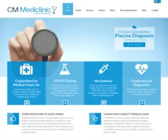 Cmmediclinic.com(CM Mediclinic) Screenshot