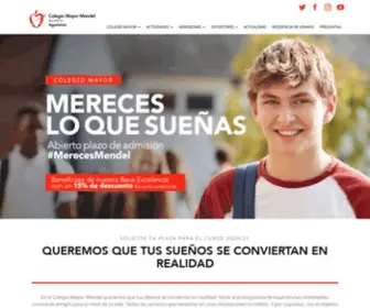 Cmmendel.com(Colegio Mayor MENDEL en Madrid) Screenshot