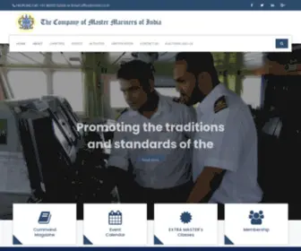 Cmmi.co.in(The Company of Master Mariners of India) Screenshot