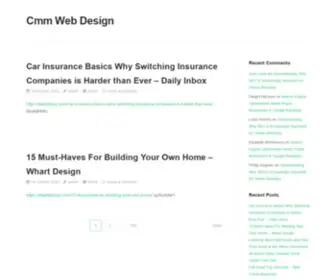 CMmwebdesign.com(Cmm Web Design) Screenshot