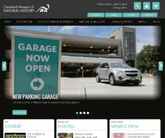 CMNH.org(Our mission) Screenshot