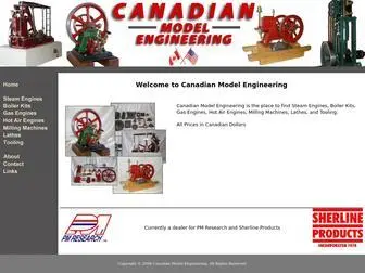 Cmodele.com(Canadian Model Engineering) Screenshot
