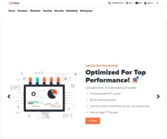 Cmohost.com(Performance optimized web hosting & domains) Screenshot